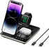 5 in-1 Wireless Charger Phone Charging Station Automatic Lifting Charging Stand Dock Fast Travel Charger for Multiple Devices Adapt with Phone, iW...