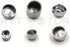 HTTMT MT247-003-CD Chrome Bolts Toppers Caps Compatible with 1991-2012 Harley Davidson Dyna Glide Twin Cam...