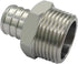 Beduan Stainless Steel PEX Garden Hose Adapter Fitting 3/4" PEX Barb to 3/4" GHT Male Connector for Outdoor Garden Irrigation Watering...