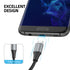 Micro USB Cable 1ft 3Pack, 12 inch Short Android Charger Cable Nylon Braided Fast Charging Cord for Samsung Galaxy S7 S6 S7 Edge S5,Note 5,PS4,Pow...
