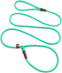 MayPaw Slip Lead Control Leash for Dogs No Pull, 13+ Colors Classic Dog Leash 7FT Pet Slip Leash, 1/4” Rope Leash for Small Medium Animals, Turquo...