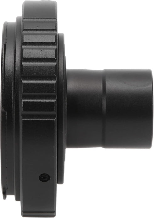 070 Microscope Lens Adapter Ring Portable 23.2mm Microscope T Mount Extension Tube T2 Mount Adapter Ring for Canon E Mount Camera Microscope Lens...