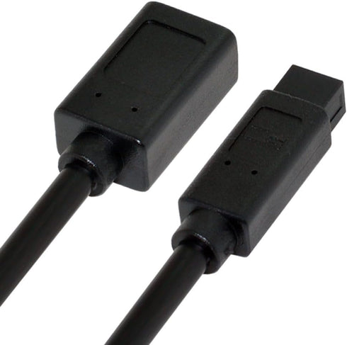 JSER IEEE 1394 6Pin Female to 1394b 9Pin Male Firewire 400 to 800 Cable 20cm Firewire 800 400 Cable 6 Feet 9 Pin to 6 Pin...