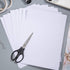 BENECREAT 18PCS A4 Size White Double Sided Tape Sheets 8.3x11.5 Strong Adhesive Tap Sheet (0.1mm) for Christmas Craft, Festival Decoration, Tumble...