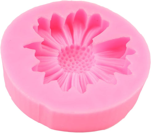 Chrysanthemum Flower Silicone Mold Daisy Flower Fondant Cake Molds For Cake Decoration Cupcake Topper Candy Chocolate Sugar Craft Polymer Clay Gum...