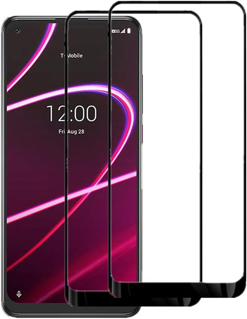 VIESUP for T-Mobile Revvl 5G T790W Tempered Glass Screen Protector, (2-Pack) Full Coverage Tempered Glass HD Clear Ballistic Screen Protective Fil...