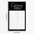 Bliss Collections To Do List Notepad, Groceries and Wine, Magnetic Weekly and Daily Planner for Organizing and Tracking Grocery Lists, Appointment...