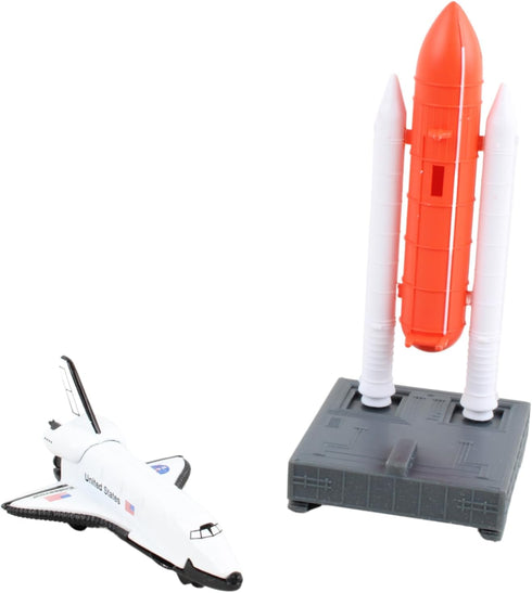 Daron Space Mission Toy Set Space Shuttle on Launch Pad, Authentic Spacecraft Representation, Individually Packaged Playsets...