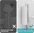 Conworld Toilet Paper Holder for 4 Roll Tissue, Over The Tank Toilet Paper Holder, Stainless Steel Rustproof Toilet Paper Storage Wall Mount, for ...