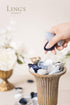 Ling's Moment Rose Petals, Silk Flower Petals for Wedding/Aisle/Flower Girl Baskets/Table Centerpiece Décor,etc.Dusty Blue Navy 200pcs...