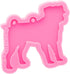 Shiny Glossy Dog Keychain Epoxy Resin Mold Silicone Mold with Hole Cartoon Animal Epoxy Resin Craft Silicone Mold Polymer Clay DIY Jewelry Making ...