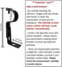 Adjustable Curtain Rod Brackets, Black, Set of 2...