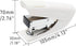Effortless Stapler Heavy Duty Office Desktop Staplers Power Saving Manual Stapling Low Force Small White Stapler 20 Sheet Capacity for Desk Office...