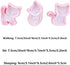 Cookie Cutters Cat Shape, 3PCS Cat Cookie Mold, Animal Cookie Stamps for Baking(Pink)...