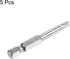 5pcs H4 Hex Screwdriver Bit 1/4" Hex Shank 2" Length Magnetic Security Screw Driver Power Tool...