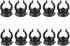Aquarium Heater Suction Cups with Clips, Air Hose Tube Holders Clamps for Fish Tank10PCS...