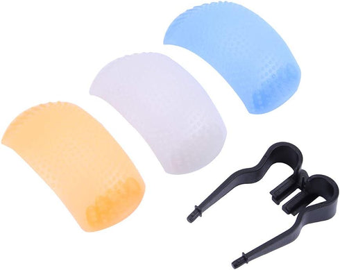 Practical 3 Color 8741mm Flash Bounce Diffuser Cover, Flash Diffuser Cover, Pop-Up for Camera Flash Photography...