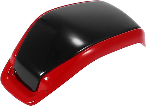 X AUTOHAUX 1PCS Car Gear Shift Knob Cover Sticker Head Trim Cover for Toyota RAV4 2019 2020 2021 for Toyota Highlander 2020 2021 Black Red...