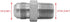 (2-PACK) 2404-10-08 Hydraulic Hose Adapter Fitting 5/8" Male JIC 37° Flare (7/8"-14UNF) × 1/2" Male (1/2"-14NPTF) SAE Straight Pipe Joints Tube Co...