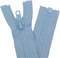 YaHoGa 2PCS #5 14 inch Separating Jacket Zippers for Sewing Coats Jacket Zipper Light Blue Molded Plastic Zippers Bulk (14" Light Blue)...