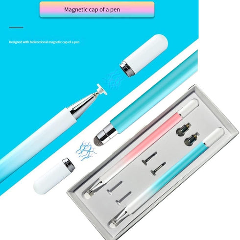 Stylus Pens for Touch Screens(2 Pack), 4 Replaceable Tips High Precision Capacitive Pen for iPad iPhone Android Tablets and All Universal Touch Sc...