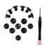 Replacement Screws and Screwdriver for Minimalist Wallet Wallet Screws for Slim Wallet Wallet Accessories (Basic Black)...