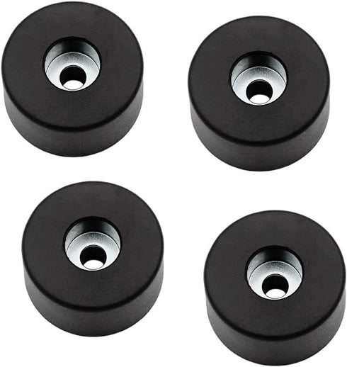 Sam&Johnny 4Pcs Speaker Isolation pad Rubber feet for Electronics Audio Turntable Speaker CD Guitar AV receivers Headphones Amp etc...