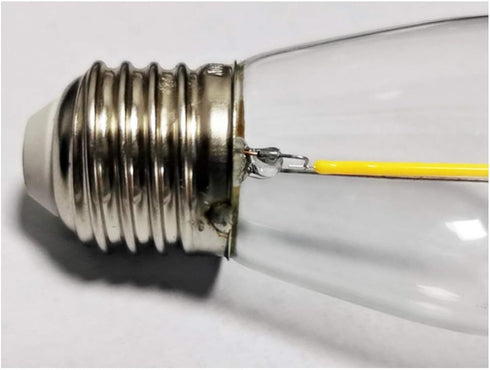 25-Pack S14 LED Bulb String Light Bulbs 7 Watt Equivalent Equivalent Daylight White 6000K 0.65W E26 LED Edison Replacement Light Bulbs for Indoor ...