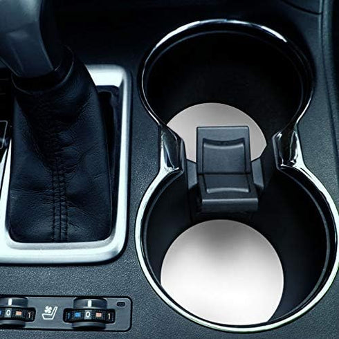 WIRESTER White Absorbent ROUND Fabric Felt Neoprene Sublimation Blank Car Coasters for Drinks (2.87 inches), 10 pcs Set...
