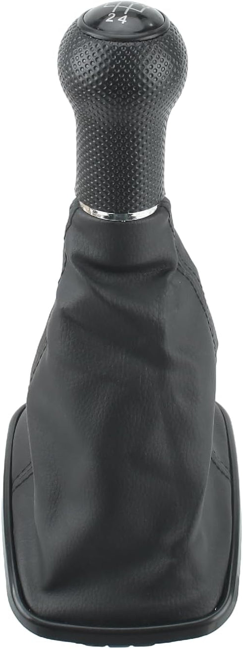 AUTOKAY 5 Speed Gear Shift Knob Stick Shifter Lever Head for Golf Bora Jetta MK4 GTI R32 1999-2005 Gear Shift Knob Gaitor Boot with Gaitor Boot Co...