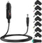 12v Car dc Charger Power Cord with 8 Connectors for Cigarette Lighter Portable DVD Player, Car DVR, GPS, Bluetooth Speakers, Breast Pump, Car Refr...