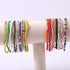 17Pcs Elastic Beaded Handmade Bracelets Bohemian Stackable Beaded Stretch Bracelets Colorful Boho Beach Anket Bracelet Set Rainbow Handmade Seed B...