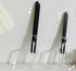 Multipurpose Office Scissors Clear Acrylic Handle with Non-adhesive Plating Matte Black Tape Paper Knife Edge Cutting Scissors Stationery Desk Acc...