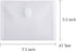 5x7 Small Plastic Envelopes Receipt Check Storage File Holder Case 36 Pack Hook & Loop Closure (clear-36 pack)...
