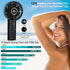 Mini Portable Fan, Powerful Handheld Fan Rechargeable with LED Display, Hand/Desk/Neck 3 In 1 Personal Fan with 6 Speed and 180° Foldable, Quiet f...