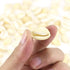 200 Pcs Natural White Cowrie Shells Bulk - 16-18mm No Holes Whole Seashells for Jewelry Making, Wedding Decor, Crafts, Beach Party Supplies (Small...