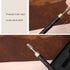 DIUDUS Leather Edge Dye Pen Edge Dye Roller Pen Wood Handle Stainless Steel Top Edge Dye Roller Oil Pen, Leather Edge Painting Roller Tools for Le...