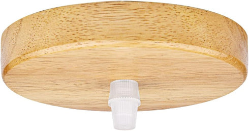 Arturesthome Wooden Ceiling Canopy Kit with Hardware, Handmade Natural Wood Ceiling Plate for Pendant Light or Hanging Lights, Wood DIY Ceiling Ca...