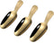 JANKOW Golden Short Handle Tea Scooper for Loose Tea Leaves, 304 Stainless Steel Tea Spoon, Mini Dessert Sugar Teaspoon for Salt Condiments Desser...