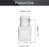 Othmro 10Pcs 5ml Plastic Bottles, Lab Cylindrical Chemical Reagent Bottle, Wide Mouth Laboratory Reagent Bottle, Sample Sealing Liquid Storage Con...