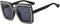 Oversized Crystal Sunglasses for Women Square Thick Frame Bling Rhinestone Elton John Sparkling Glasses...