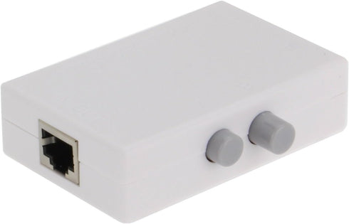 SEDNA - 2 Port Ethernet RJ45 Manual Switch (2-in 1-Out or 1-in 2-Out)...
