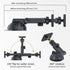 PLDHPRO Magnetic Car Phone Tablet Holder for iPhone iPad Size 4"- 10" Tablets, Dashboard Dash Windshield Mount 360° Rotating Super Strong Magnet T...