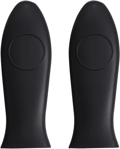 2 Pack Silicone Pan Handle Sleeve, Heat Resistant Cast Iron Skillet Handle Covers for Pots and Pans, Assist Handle Holder Grip for Kitchen Frying ...