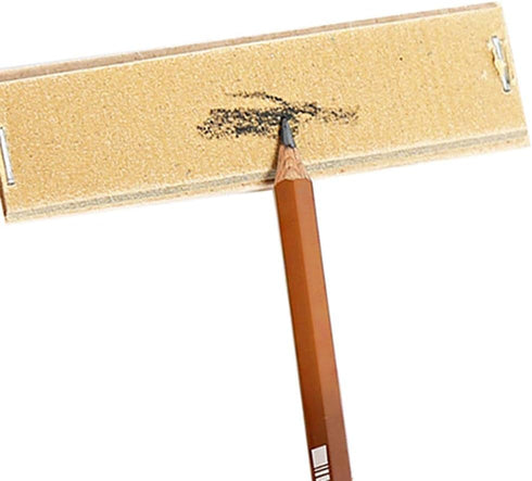 Brown Sandpaper Sharpener Pencil Pointer Sand Paper Board Pencil Sharpener Pencil Polishing Sharpener Art Drawing Tool Writing Supplies for Adults...