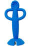 Busy Baby Teething Spoon - 2-in-1 Teether and Training Spoon for Self Feeding, Dishwasher Safe, BPA Free, Food Grade Silicone (Blue)...