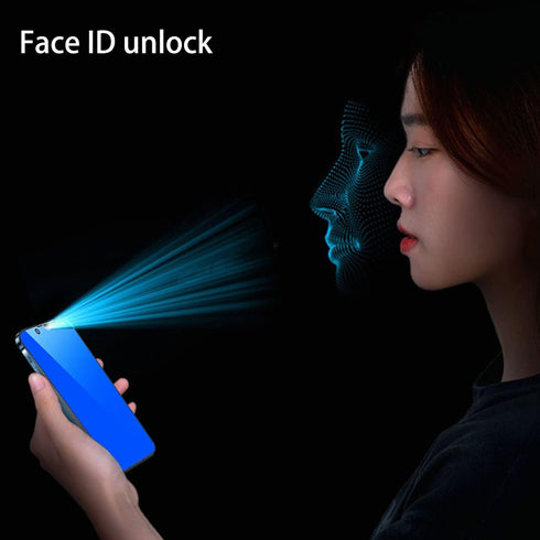 2 Piece Privacy Tempered Glass for iPhone XR/iPhone 11 6.1 inch Anti-blue Anti-Spy Screen Protector Mirror Blue...