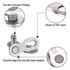 10 Pairs Bike 9 Speed Chain Link Connector Steel Quick Link Universal Bicycle Chain Connector Lightweight Magic Buckle Missing Master Links Bicycl...
