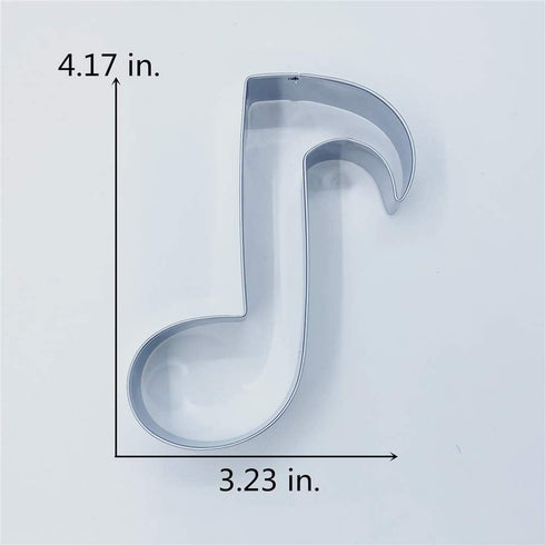 LILIAO Music Note Cookie Cutter Music Biscuit Fondant Cutter - 3.2 x 4.2 inches - Stainless Steel...