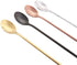 Stainless Steel Long Handle Spoon Ice Tea Spoon Mixing Spoon, 9.45 Inch Iced Teaspoons, Ice Cream Spoon, Cocktail Stirring Spoons...